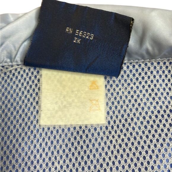 80s Vintage Nike Windbreaker Two Tone Blue Zip up Medium - Picture 6 of 8